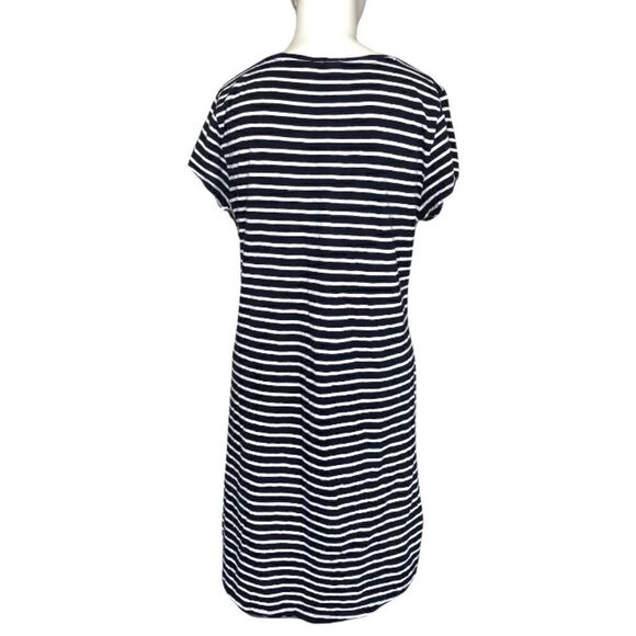 Gap size medium navy/white striped tshirt dress - Picture 7 of 9